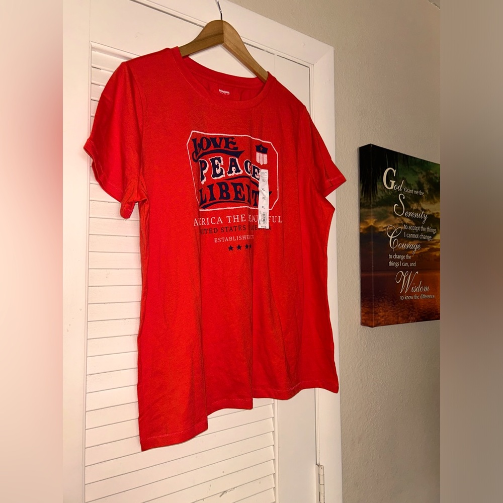 love. peace. liberty shirt.